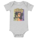Cosmic Journey Rainbow Retro Baby Short Sleeve One Piece