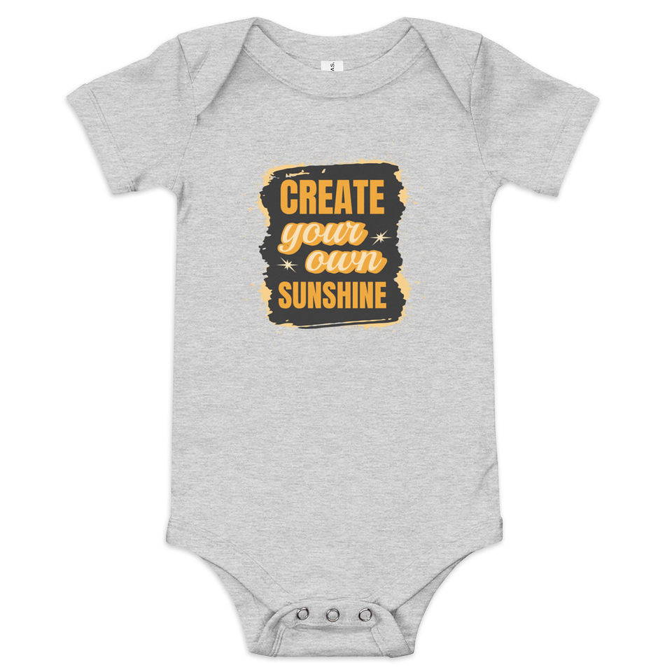 Create your own Sunshine Baby Short Sleeve One Piece