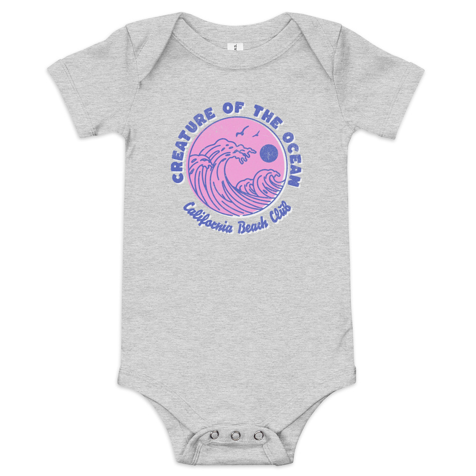 Creature of the Ocean Baby Short Sleeve One Piece