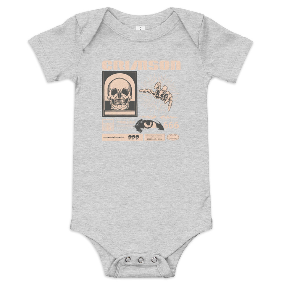 Crimson Baby Short Sleeve One Piece