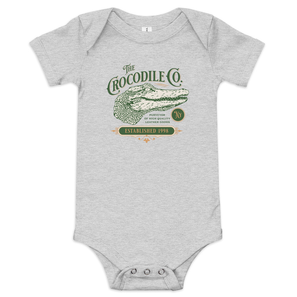 Crocodile Co. - Wild Animal Baby Short Sleeve One Piece