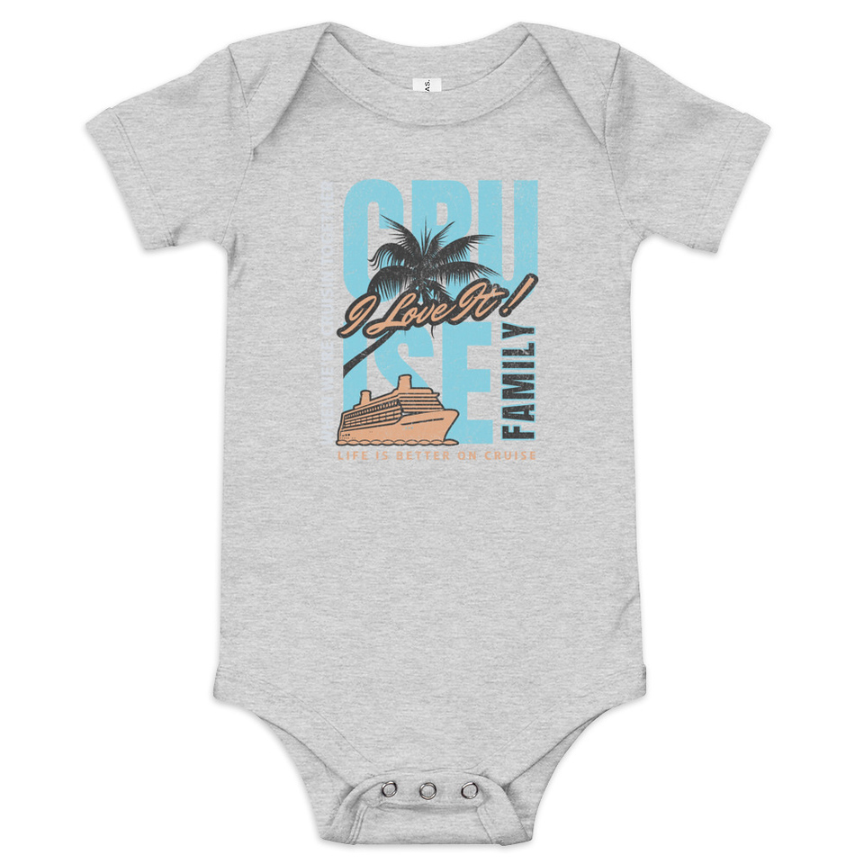 Cruise Ship Baby Short Sleeve One Piece