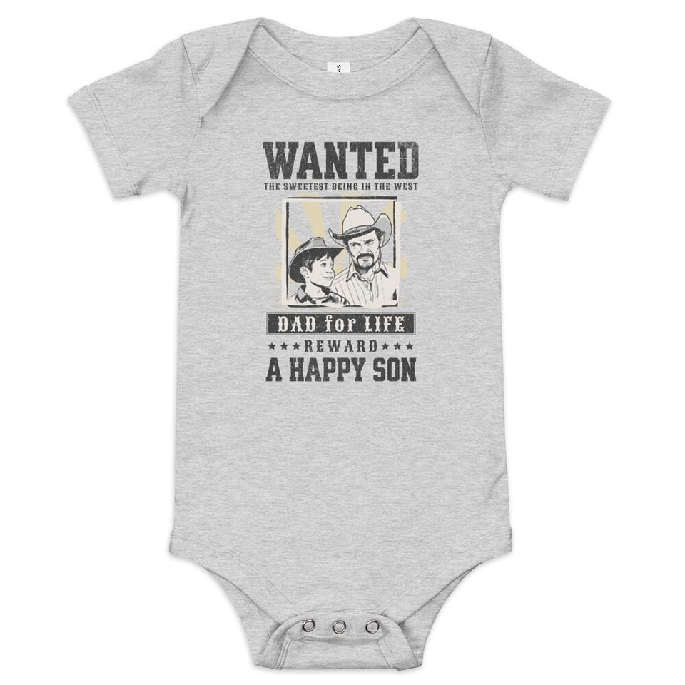 Dad Wanted Baby Short Sleeve One Piece