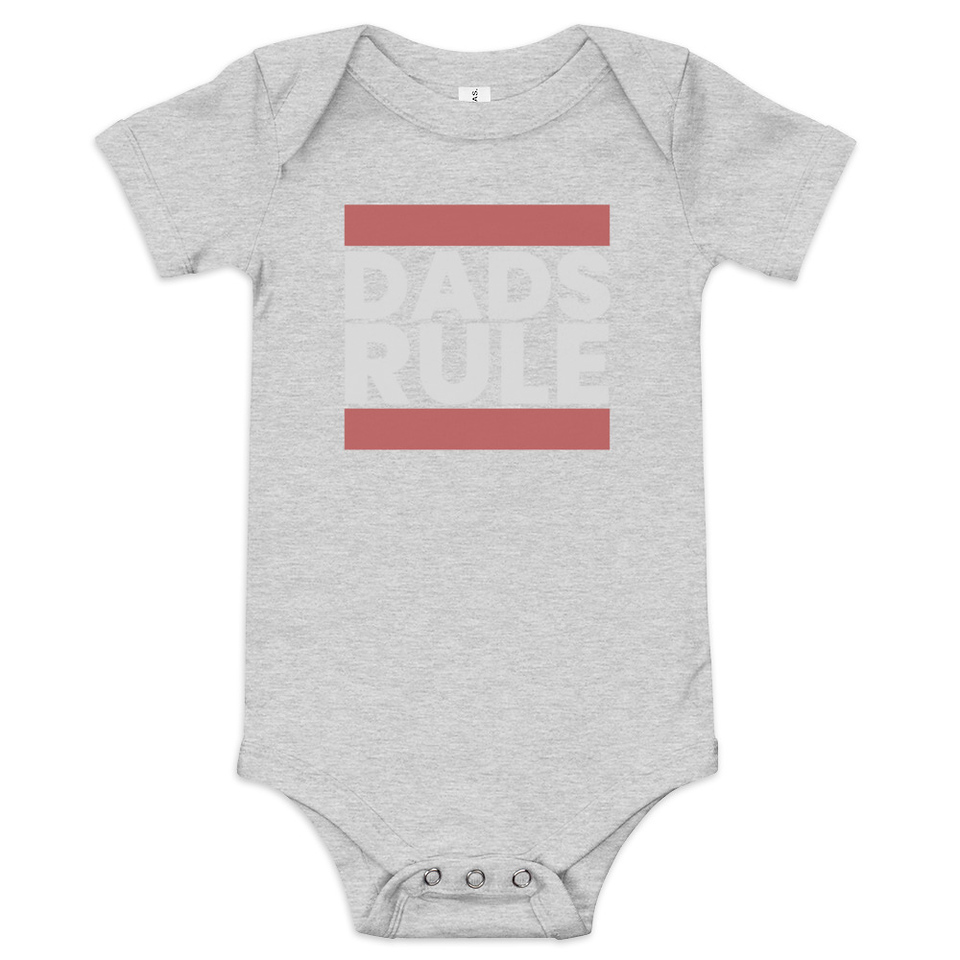 Dads Rule (1) Baby Short Sleeve One Piece