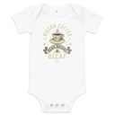 DEAD BEFORE DECAF Baby Short Sleeve One Piece