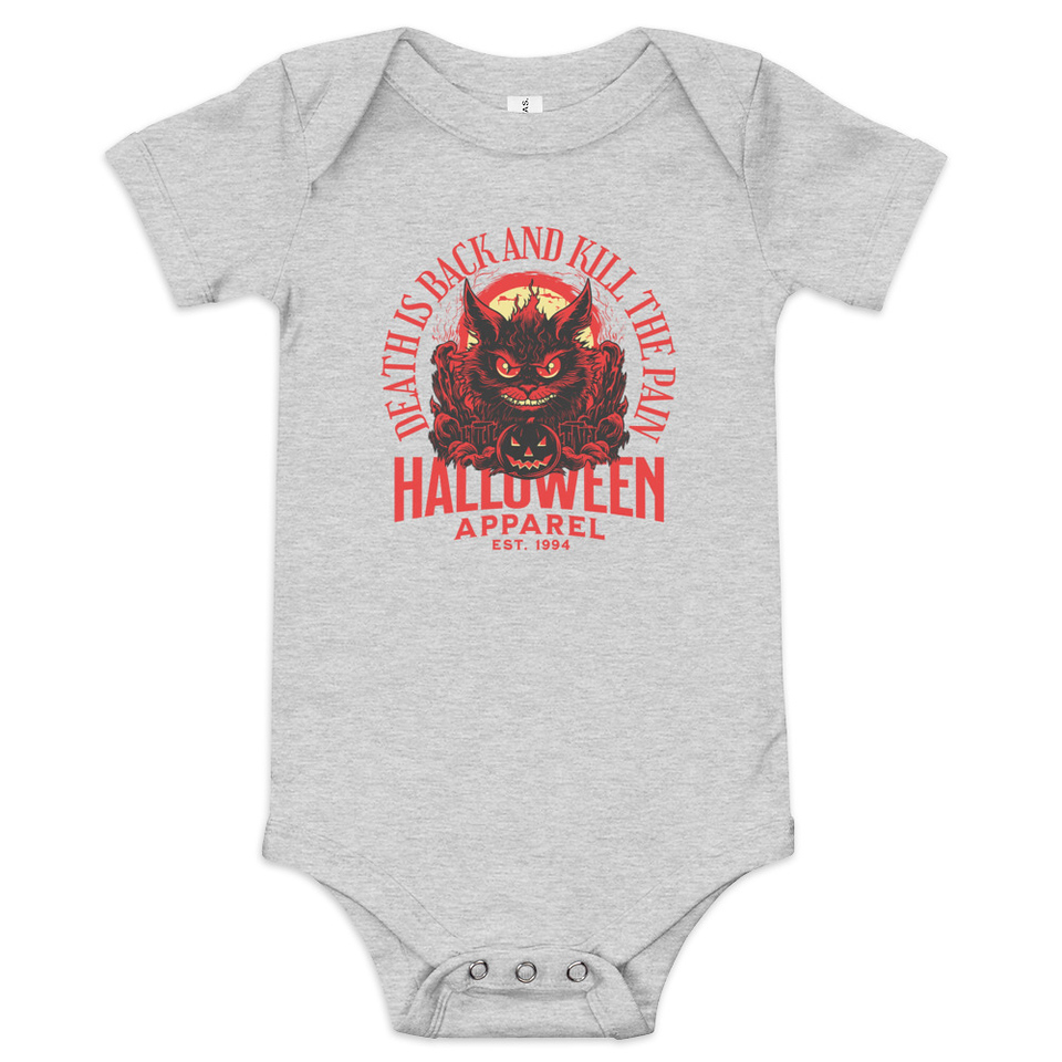 Death is Back Baby Short Sleeve One Piece