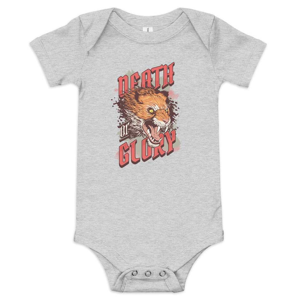 Death or Glory - Fierce Animal Baby Short Sleeve One Piece