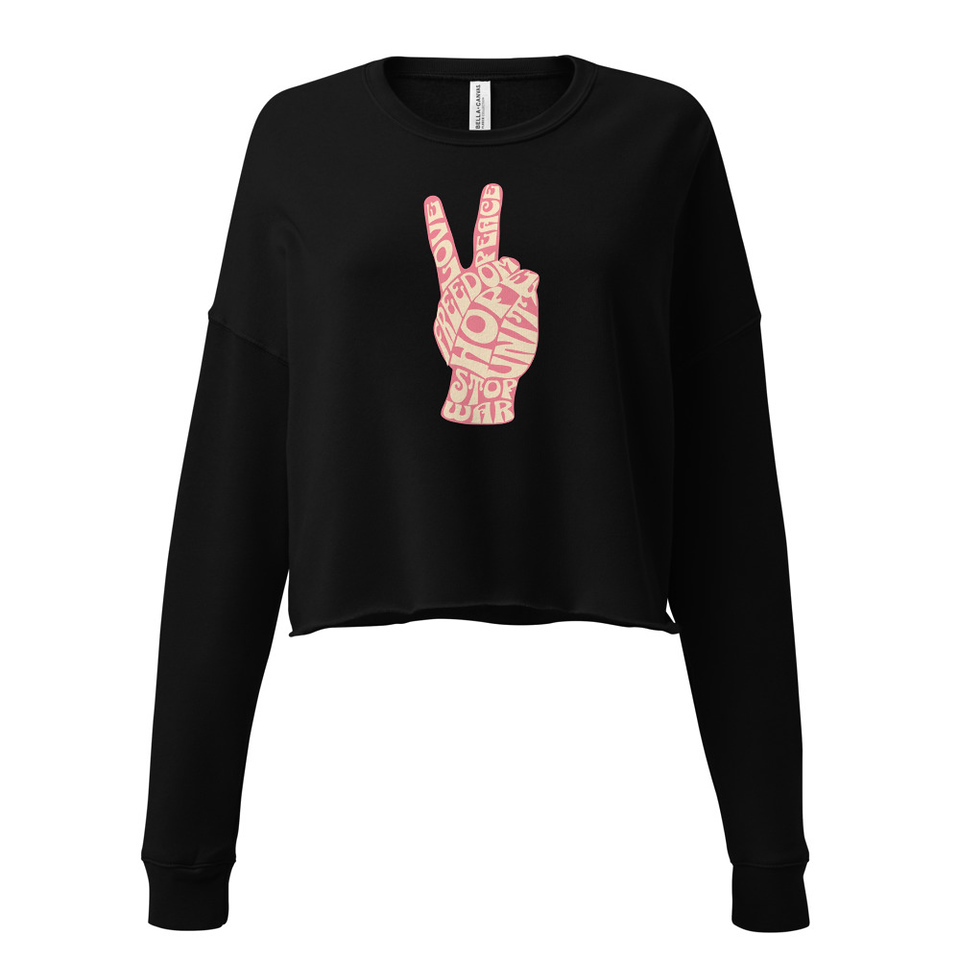60s challenge Women's Cropped Sweatshirt