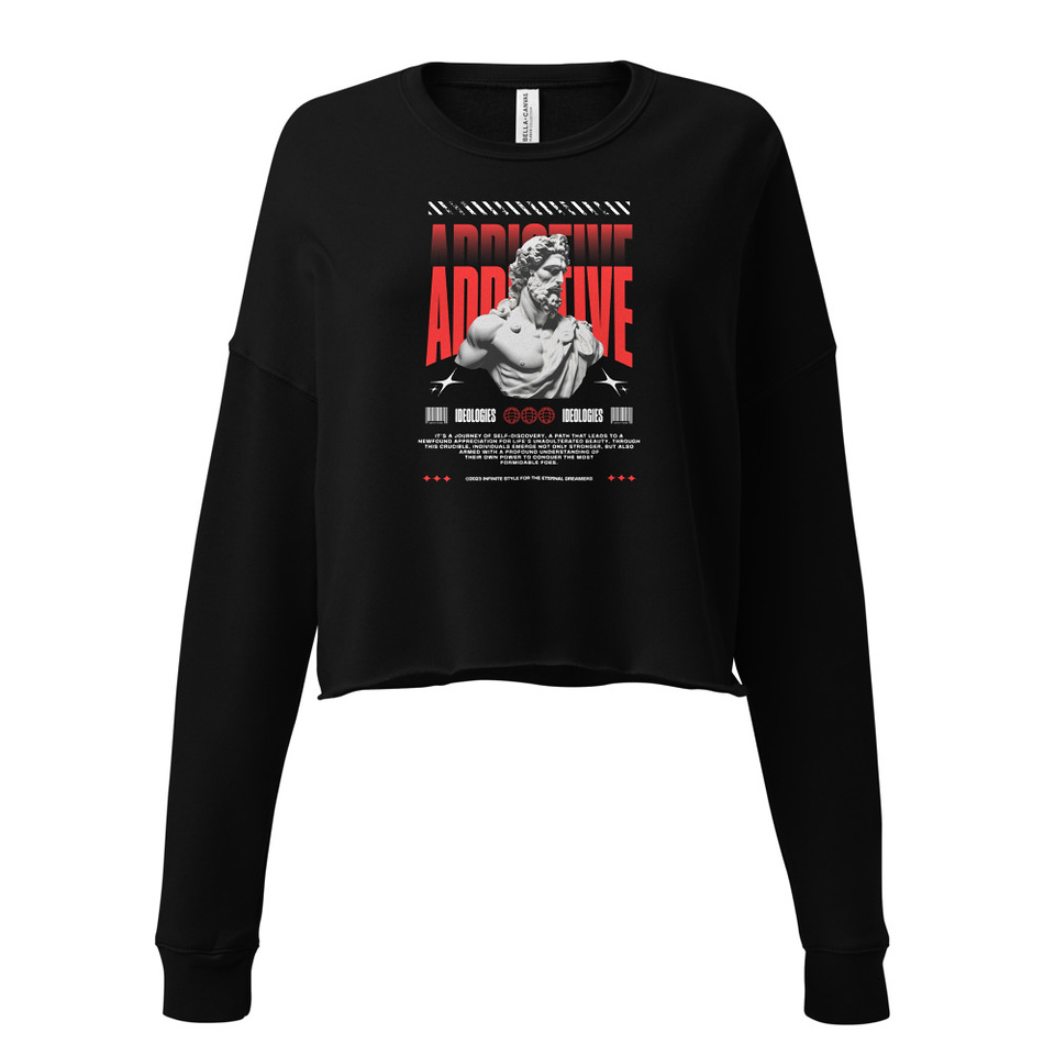 Addictive Women's Cropped Sweatshirt