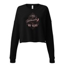 Adrenaline in my Veins - Victorian Women's Cropped Sweatshirt