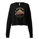 Adventure Explore The Mountain Women's Cropped Sweatshirt