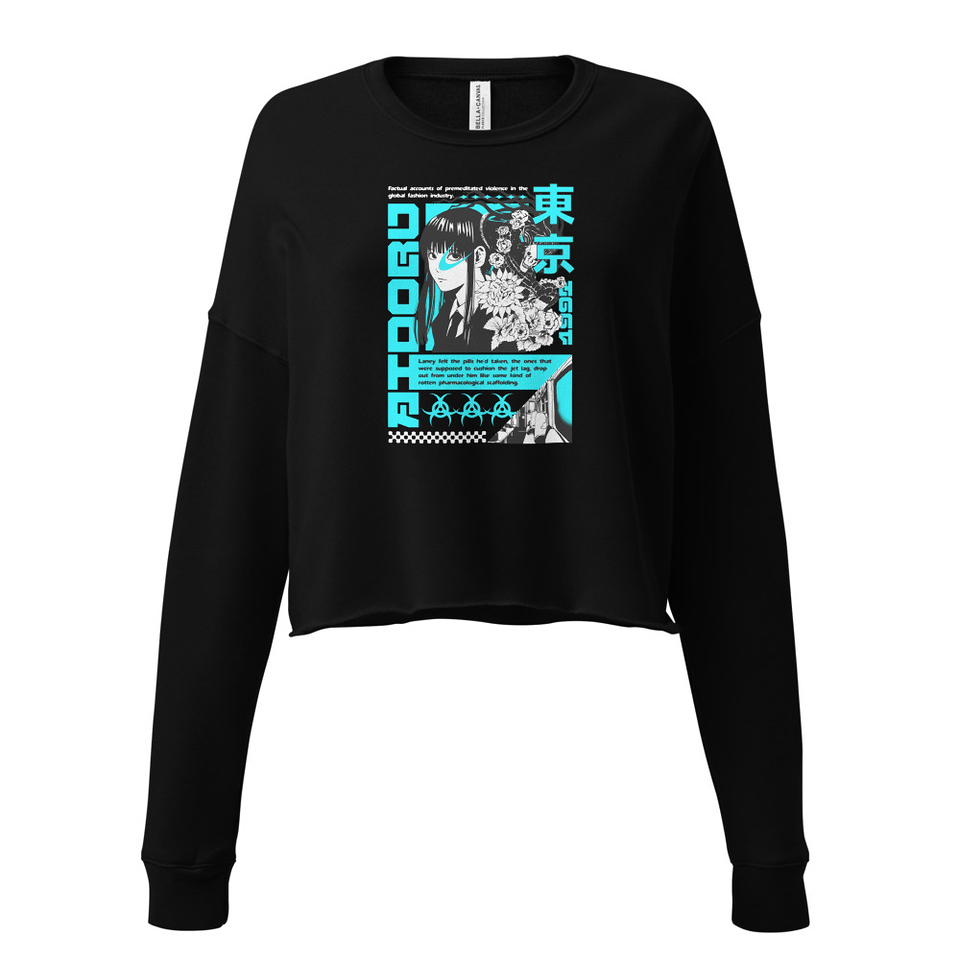 Aidoru - Japanese Anime Girl Women's Cropped Sweatshirt