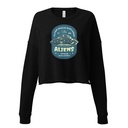 Aliens Outer Space Explorer - UFO Women's Cropped Sweatshirt