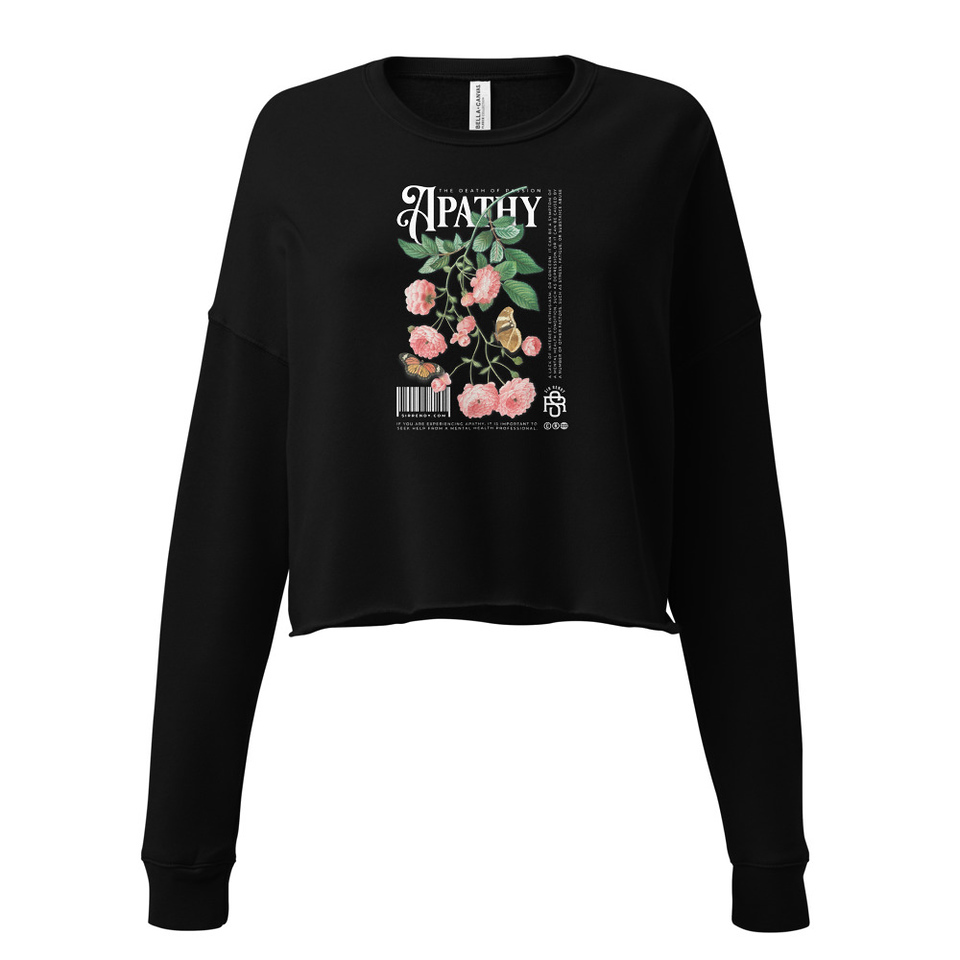 Apathy Women's Cropped Sweatshirt