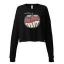 Apple Fruit - Typographic Lettering Women's Cropped Sweatshirt
