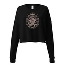 Awaken The Senses - Coffee Beans Women's Cropped Sweatshirt