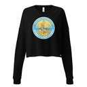 Banana project _-) Women's Cropped Sweatshirt