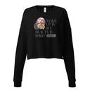 Beauty is Spirit Women's Cropped Sweatshirt