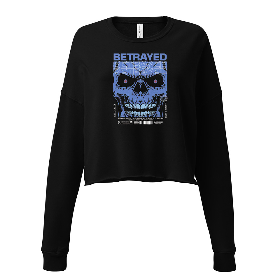 Betrayed Women's Cropped Sweatshirt