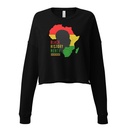 Black History Month - African Continent Women's Cropped Sweatshirt