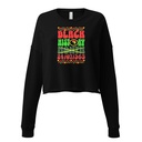 Black History Month Women's Cropped Sweatshirt