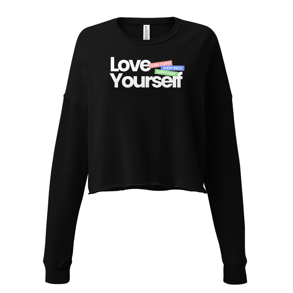Body Positivity Women's Cropped Sweatshirt