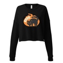 Boo - Scay Cute Cat Women's Cropped Sweatshirt
