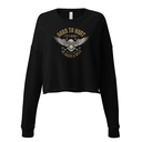 BORN TO HUNT- BE BRAVE & WILD Women's Cropped Sweatshirt