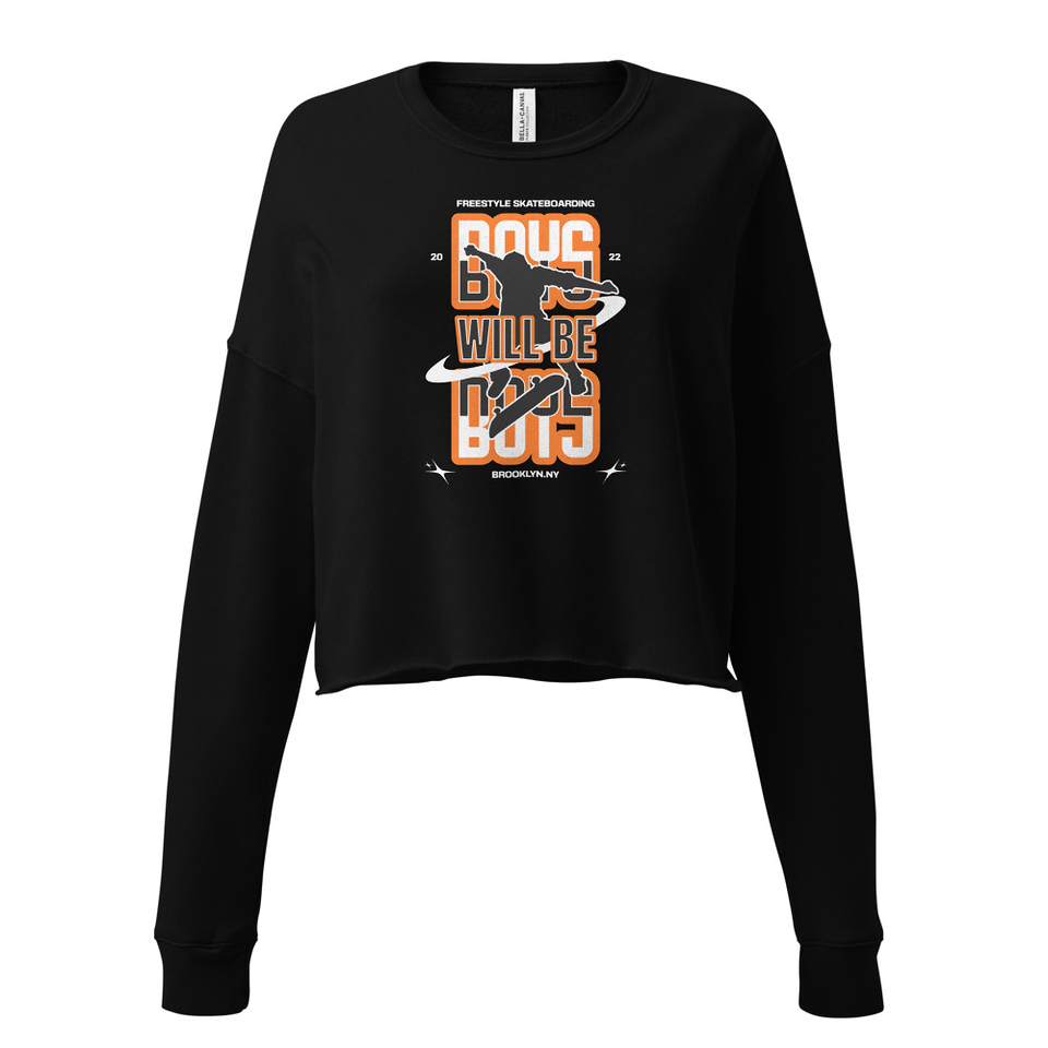 Boys will be boys Women's Cropped Sweatshirt