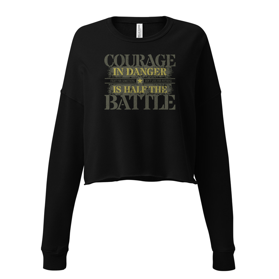 Brave Soldier Women's Cropped Sweatshirt