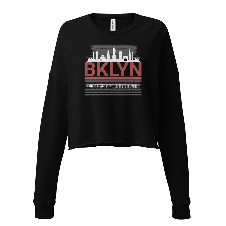 Brooklyn -New York   Women's Cropped Sweatshirt