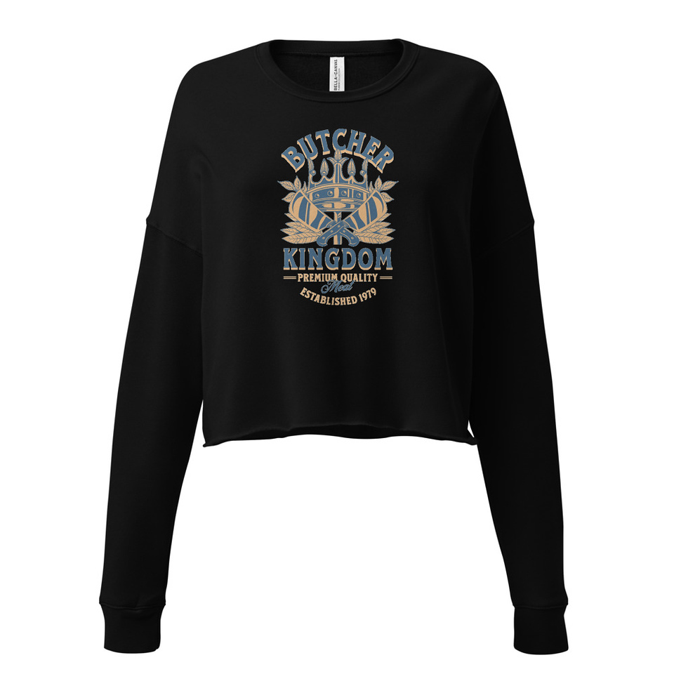 Butcher Kingdom - Royal Women's Cropped Sweatshirt