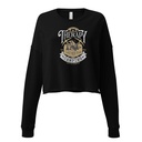 Camping Emblem Women's Cropped Sweatshirt