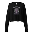 Cerberus Hell Hound Streetwear - Dark Aesthetic Women's Cropped Sweatshirt