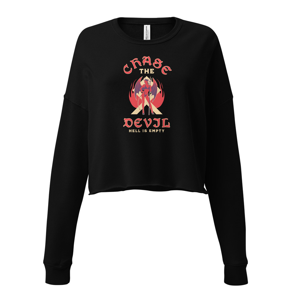 Chase The Devil Women's Cropped Sweatshirt