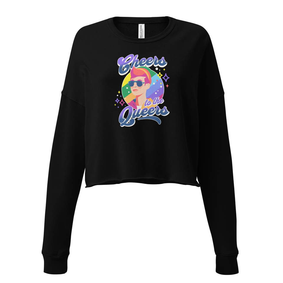 Cheers to the Queers Women's Cropped Sweatshirt
