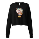 Choose Happy - Retro Music Women's Cropped Sweatshirt
