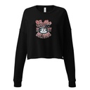 Coffee is my Religion - Funny Women's Cropped Sweatshirt