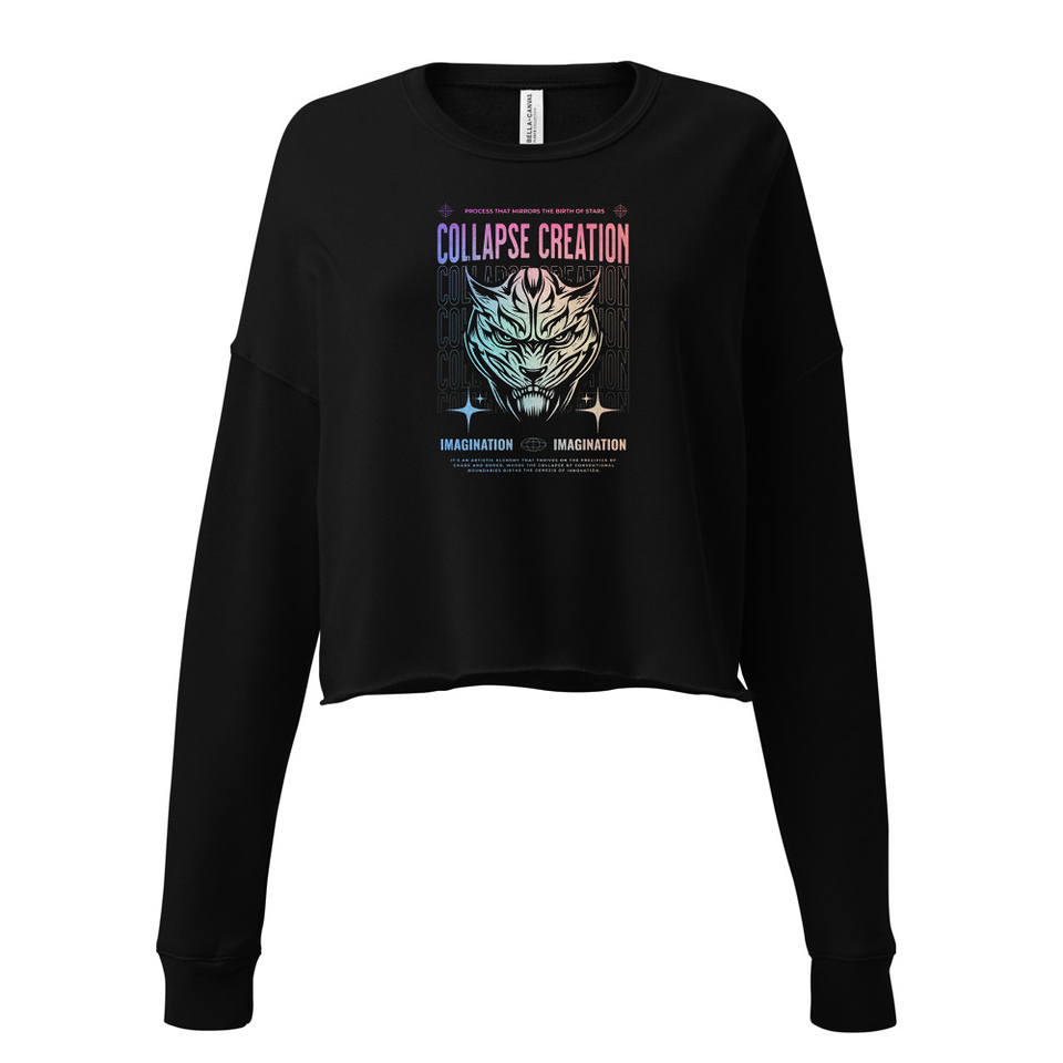 Collapse Creation Women's Cropped Sweatshirt