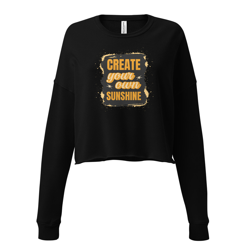 Create your own Sunshine Women's Cropped Sweatshirt