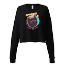 Cyber Cat - Neon Color Women's Cropped Sweatshirt