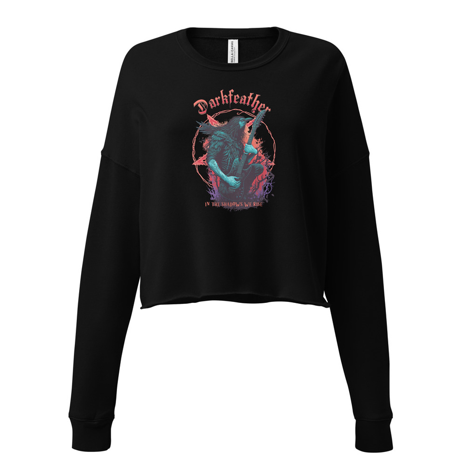 DARKFEATHER Women's Cropped Sweatshirt