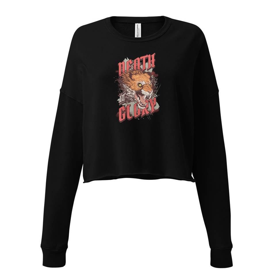 Death or Glory - Fierce Animal Women's Cropped Sweatshirt