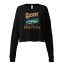 desert Women's Cropped Sweatshirt