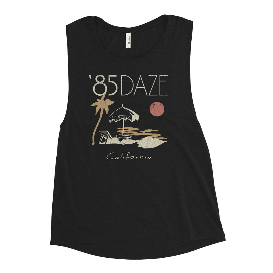 '85 Daze California Women's Muscle Tank