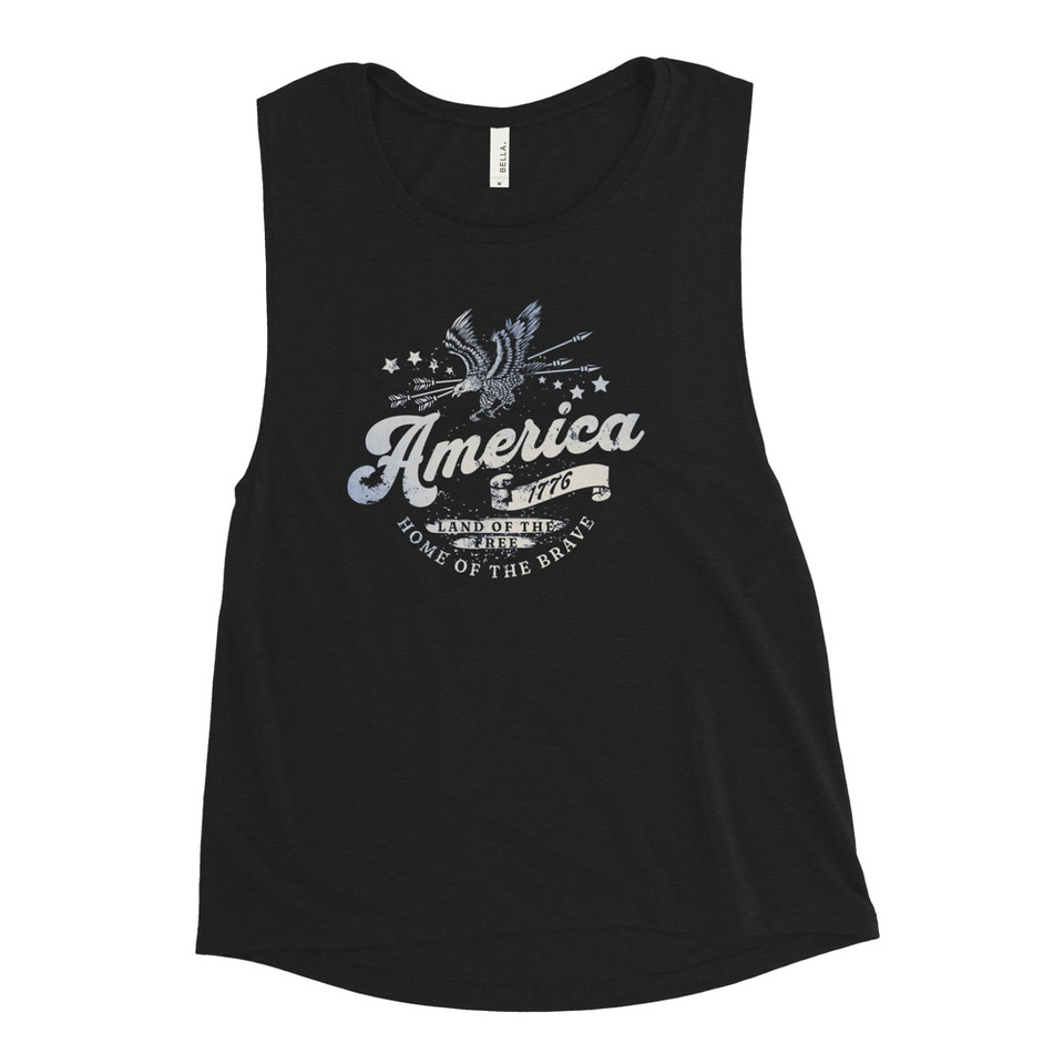 America 1776 Women's Muscle Tank