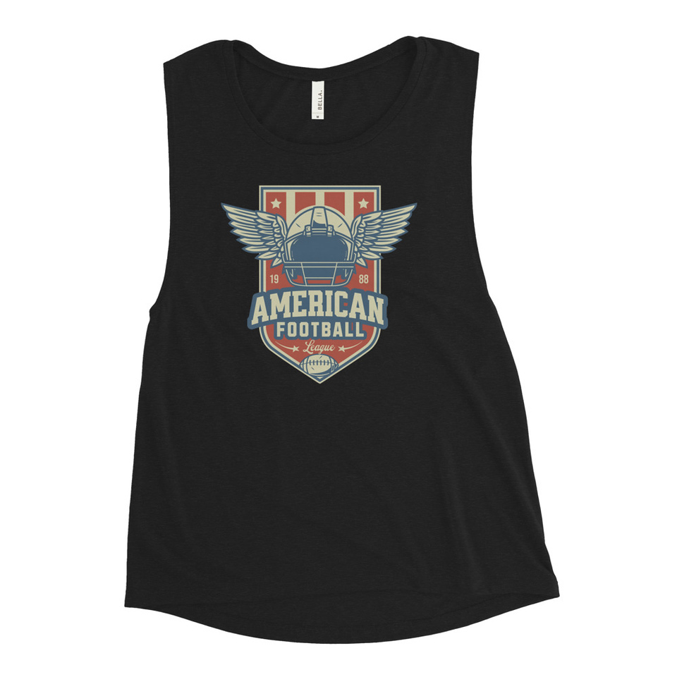 American Football League - Sports Helmet Women's Muscle Tank