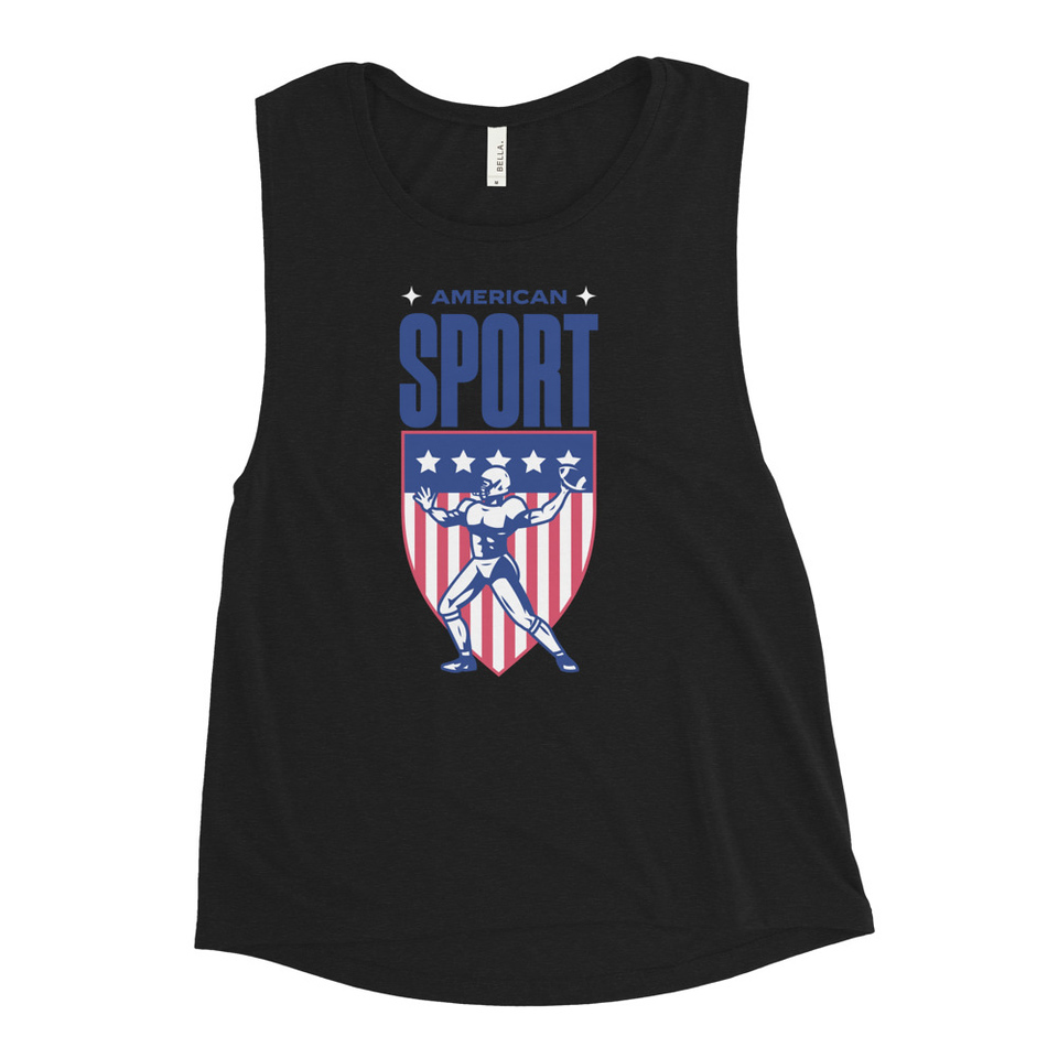 American Football Sport Women's Muscle Tank