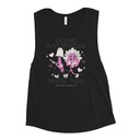 Anywhere With You - Typographic Cartoon Streetwear Women's Muscle Tank