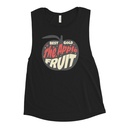 Apple Fruit - Typographic Lettering Women's Muscle Tank